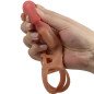 Pretty Love Preston wibrująca nakładka na penisa 18 cm – zdjęcie 5