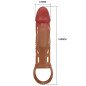 Pretty Love Preston wibrująca nakładka na penisa 18 cm – zdjęcie 6