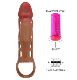 Pretty Love Preston wibrująca nakładka na penisa 18 cm – zdjęcie 8