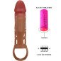 Pretty Love Preston wibrująca nakładka na penisa 18 cm – zdjęcie 8