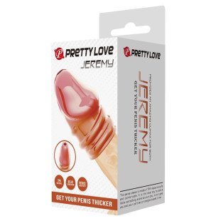 Pretty Love Jeremy roze penis sleeve voor een voller gevoel – foto 8
