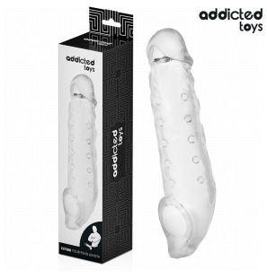 Gaine d’extension pénienne transparente, taille S, 23 cm – ADDICTED TOYS – photo 2