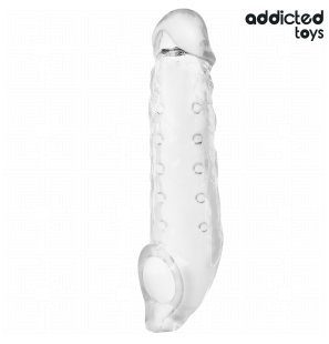 Gaine pénienne transparente, taille M, 27 cm – photo 1