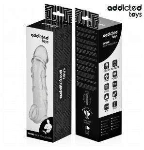 Przezroczysta przedłużka penisa 27 cm od ADDICTED TOYS – zdjęcie 7