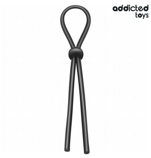 ADDICTED TOYS silicone penis ring with single loop – 195 mm – image 1