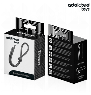 ADDICTED TOYS silicone penis ring with single loop – 195 mm – image 7