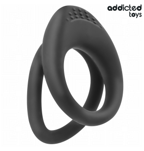 ADDICTED TOYS Double Textured Penis Ring 72 mm – image 1