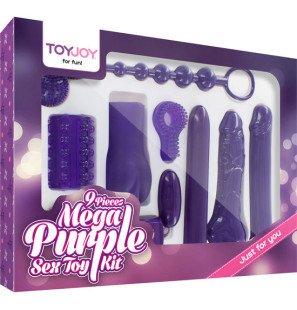 Kit de sextoys violets ToyJoy avec 9 jouets polyvalents – photo 1
