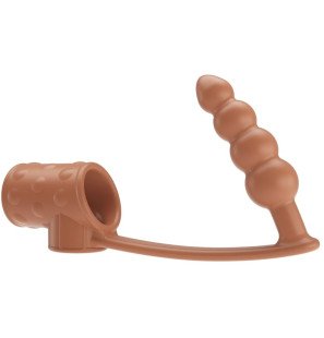 Gaine pénienne avec plug anal, aspect naturel – photo 1