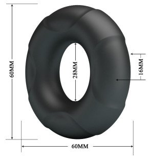 Crazy Bull Arvell Silikon-Penisring Modell 12 – 60 mm – Bild 6