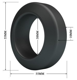 Crazy Bull Silikon-Penisring 55 mm – Modell 9 – Bild 6