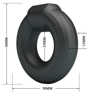 CRAZY BULL Kayke Silicone Penis Ring 50 mm – Model 2 – image 6