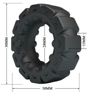 CRAZY BULL Silikon-Penisring Modell 5 – 50 mm – Bild 6