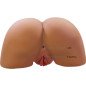 Ilana realistic female buttock vibrator with suction function and sound – image 5