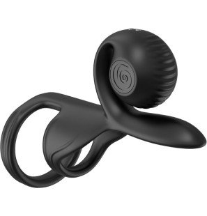 SNAIL VIBE vibrerende penisring met afstandsbediening zwart – foto 1