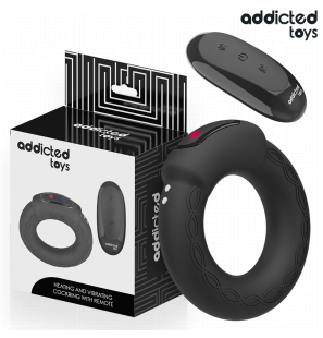 ADDICTED TOYS anneau pénien chauffant et vibrant avec télécommande – photo 1