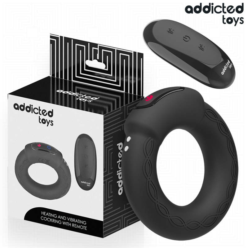 ADDICTED TOYS verwarmende vibrerende penisring met afstandsbediening – foto 1