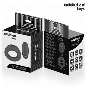 ADDICTED TOYS anneau pénien chauffant et vibrant avec télécommande – photo 3