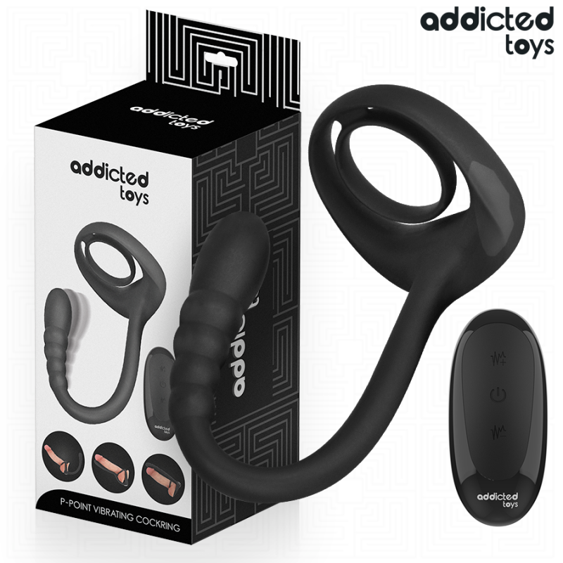 ADDICTED TOYS vibrating cock ring with remote control – image 1 ADDICTED TOYS vibrating cock ring with remote control – image 1