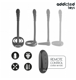 ADDICTED TOYS vibrating cock ring with remote control – image 6