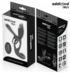 ADDICTED TOYS Double Penis Ring with Clitoral Stimulator – image 7