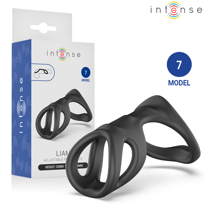 Niewibrujący pierścień erekcyjny 5,2 cm Intense Liam Model 7 – zdjęcie 1