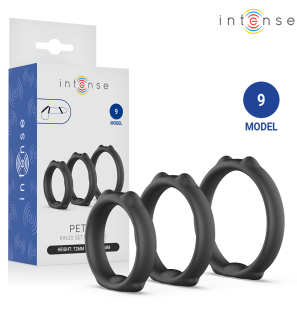 Coffret INTENSE FOR HIM de 3 anneaux péniens non vibrants Model 9 – photo 1