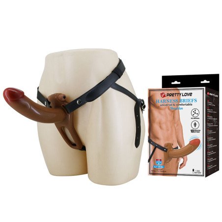 Pretty Love Bradden vibrierender Strap-on 18 cm – Bild 2