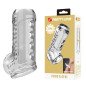 Transparent Textured Penis Sleeve for Intimate Comfort – image 2