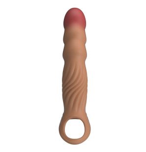 Pretty Love nakładka na penisa z teksturą, wibracjami i pilotem – zdjęcie 7