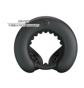 Vibrating Penis Ring with Testicle Stimulator Pretty Love Quentin – image 9