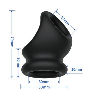 Crazy Bull Oberon non-vibrating penis and testicle support ring – image 6