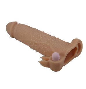 Pretty Love nakładka na penis z wibracjami i stymulatorem łechtaczki – zdjęcie 1