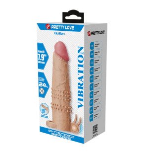 Pretty Love nakładka na penis z wibracjami i stymulatorem łechtaczki – zdjęcie 8