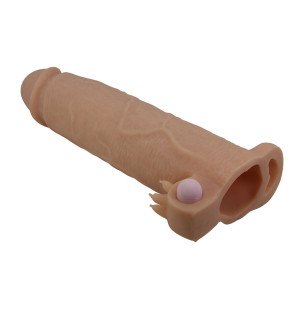 Pretty Love Xerxes nakładka na penisa z wibracjami i stymulatorem łechtaczki – zdjęcie 1