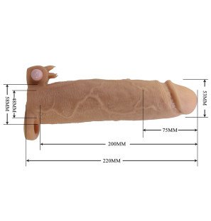 Pretty Love Xerxes Penis Sleeve with Vibration and Clitoral Stimulator – image 7