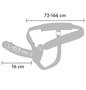 HIDDEN DESIRE nakładka na penisa typu strap-on 16 cm – zdjęcie 2