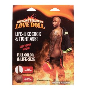 Calexotics Sizzling Sergeant, poupée sexuelle masculine gonflable à deux ouvertures – photo 1