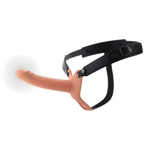 Hidden Desire Inferno vibrating penis sleeve with strap-on 18 cm – image 1
