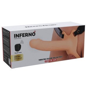 Hidden Desire Inferno gaine pénienne vibrante avec harnais 18 cm – photo 8
