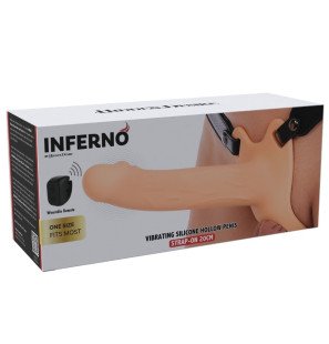 Vibrating Penis Sleeve with Strap-On 20 cm by Hidden Desire – image 7