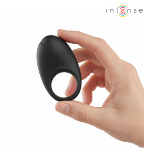 Intense Merlotte vibrierender Penisring mit Klitorisstimulation, schwarz – Bild 8