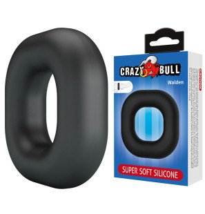 CRAZY BULL Walden anneau pénien noir en silicone doux – photo 2