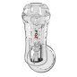 Masturbateur transparent de 21 cm avec EZ-Grip – photo 1