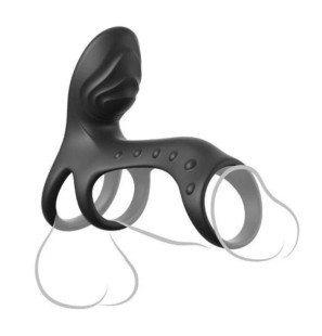 Fantasy C-Ringz Ultimate Couples Cage Pro vibrierender Penisring 19,5 cm – Bild 1