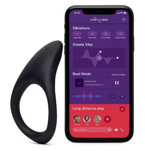 We-Vibe Verge 2 – wibrujący pierścień na penisa z aplikacją – zdjęcie 1
