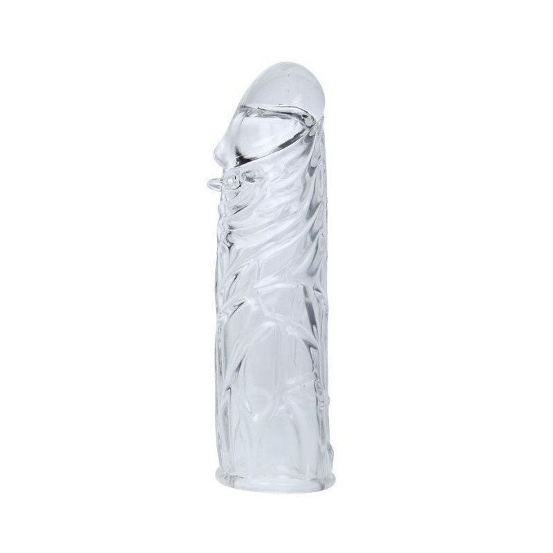 Gaine pénienne transparente en silicone 13 cm de BAILE – photo 1