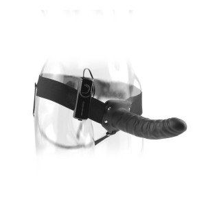 Vibrierendes Harness, 19 cm, schwarz, hohl – Bild 2