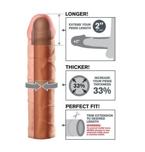 Fantasy X-Tensions przedłużka penisa 51 mm dla intymnego komfortu – zdjęcie 3