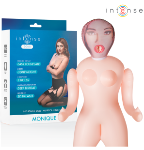 Monique inflatable doll with three openings and realistic 3D breasts – image 1